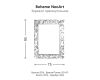Boheme NeoArt 514-P Зеркало в багетной раме (бронза поталь)