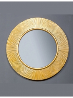 Boheme Shine 528-G light Зеркало с подвсветкой в багетной раме (золото)
