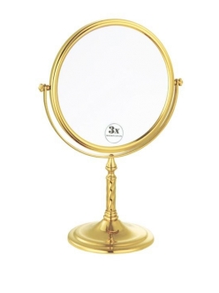 Boheme Imperiale 504 Косметическое настольное зеркало с оптическим увеличением +3x (Золото)