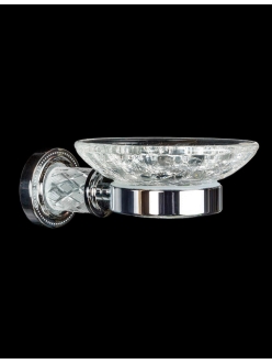 Boheme Murano Crystal 10903-CRST-CH Мыльница для ванной комнаты (Хром)