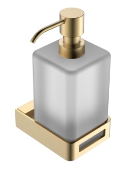 Boheme Q 10957-MG Диспенсер для мыла настенный (матовое золото)