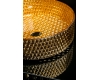 Boheme 817-G Раковина хрустальная круглая Золотая