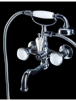 Boheme Satine 273-ST Смеситель для ванны с ручным душем (Хром)