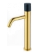 Boheme Stick 122-G-MR-B Смеситель для умывальника высокий, золото/черный мрамор