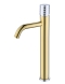Boheme Stick 122-GCR Смеситель для умывальника высокий, золото/хром