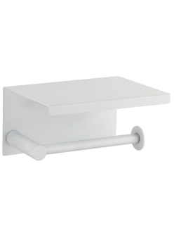 Boheme Uno 10971-MW Держатель для туалетной бумаги с полкой (Белый матовый)