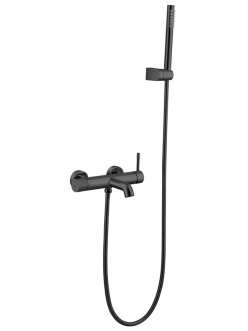 Boheme UNO 463-SGM – Смеситель для ванны с ручным душем, темный хром