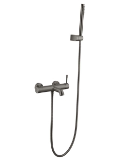 Boheme UNO 463-GM – Смеситель для ванны с ручным душем, антрацит