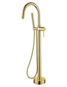 Boheme UNO 469-G – смеситель напольный для ванны, золото