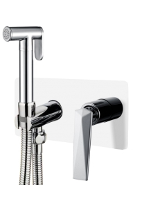 Boheme Venturo 377-W Гигиенический душ со смесителем, белый/хром