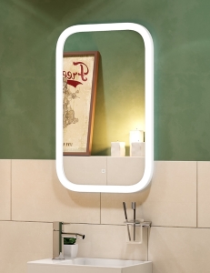 Continent Mini Зеркало с подсветкой  40 см
