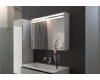 De Aqua Эколь 100 – Зеркальный шкаф для ванной комнаты с подсветкой