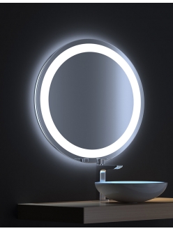 De Aqua Мун – Зеркало для ванной со светодиодной LED-подсветкой и сенсором