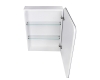 Style Line Каре 60 Зеркальный шкаф с подсветкой, Белый