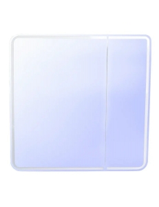 Style Line Каре 80 Зеркальный шкаф с подсветкой, белый