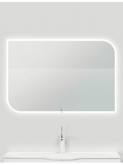 Eqloo Lumia – прямоугольное зеркало для ванной со светодиодной LED подсветкой