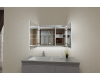 Esbano ES-3808D Зеркальный шкаф для ванной с LED подсветкой, 80х70 см