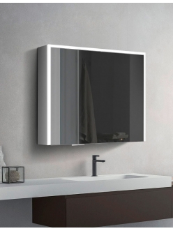 Esbano ES-5008NS Зеркальный шкаф для ванной с LED подсветкой, 80х70 см