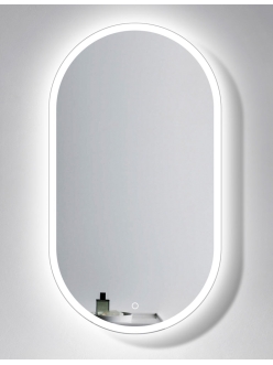 Esbano ES-2073HVD Зеркало овальное с подсветкой и антизапотеванием 60x100 см