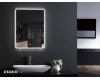 Esbano ES-2073HDSA Зеркало для ванной с подсветкой, антизапотеванием и полочкой