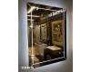 Esbano ES-3428HRD Зеркало для ванной с Led подсветкой и подогревом, универсальное
