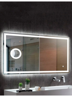 Esbano ES-3429YDF Зеркало для ванной с Led подсветкой и подогревом, горизонтальное