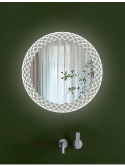 Esbano ES-3596 (YD, LD) Круглое зеркало для ванной с подсветкой и подогревом