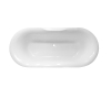Эстет Лион 174х80 ФР-00000684 Овальная отдельностоящая ванна из литьевого мрамора