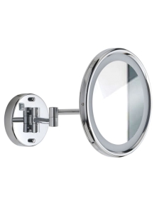 Gedy Sarah 2100(13) настенное косметическое зеркало с LED подсветкой, Хром