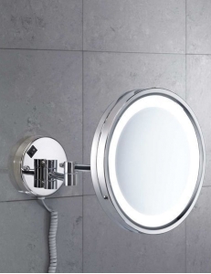 Gedy Vincent 2118(13) настенное косметическое зеркало с LED подсветкой, Хром
