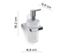 Gedy Lanzarote A381(13) – Дозатор для жидкого мыла, Хром