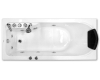 Gemy G9006-1.7  B  Ванна гидромассажная пристенная, 172х77 см, белый
