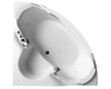Gemy G9025 II C Ванна акриловая пристенная, 150х150 см, белый