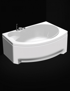 GNT Fresh 170x105 – Асимметричная акриловая ванна