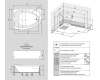 GNT Passion 190x138 – Асимметричная акриловая ванна на каркасе с сифоном