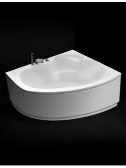 GNT Grace 150x100 – Асимметричная акриловая ванна на каркасе с сифоном