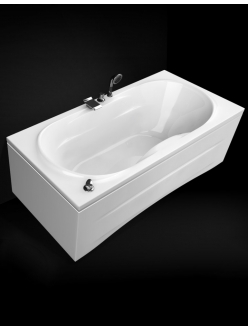 GNT Image 190x90 – Прямоугольная акриловая ванна на каркасе с сифоном