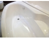 GNT Sense 170x110 – Асимметричная акриловая ванна на каркасе с сифоном