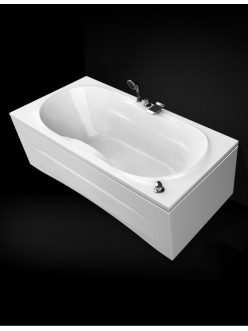 GNT Style 180x80 – Прямоугольная акриловая ванна на каркасе с сифоном