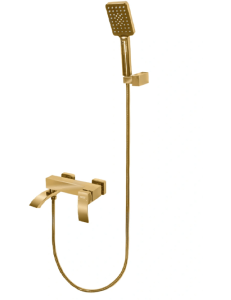 Grocenberg GB8007GO Cмеситель для ванны с ручным душем Золото