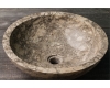 Круглая накладная раковина Natural Stone 45 Doreng из натурального мрамора