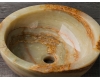 Раковина-чаша Natural Stone 40 Bowl Green Kecil из натурального оникса