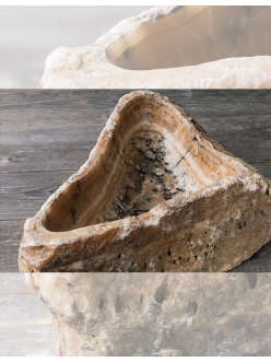 Раковина-чаша Natural Stone Bromo из натурального оникса
