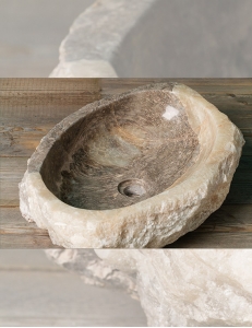 Natural Stone Dua Накладная раковина-чаша из оникса