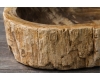 Раковина-чаша Natural Stone Flores из натурального окаменелого дерева