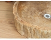 Раковина-чаша Natural Stone Petra Gold из натурального окаменелого дерева