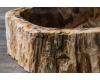 Раковина-чаша Natural Stone Sebatu из натурального окаменелого дерева