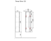 Jorno Shine – Пенал подвесной 125 см (Shi.04.125/P/W)