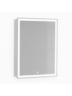 Jorno Slide Sli.03.60/A – Зеркало-шкаф с подсветкой и часами 60 см