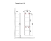 Jorno Wood – Пенал подвесной 150 см (Wood.04.150/P/W)
